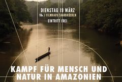 Plakat Filmvorführung Sarayaku